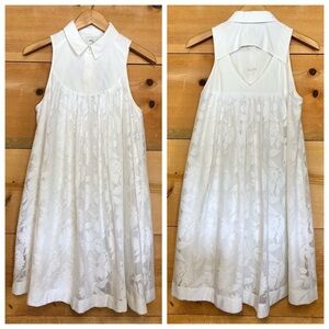 HD Paris lace colllared sleeveless  dress minidress shirtdress babydoll coquette